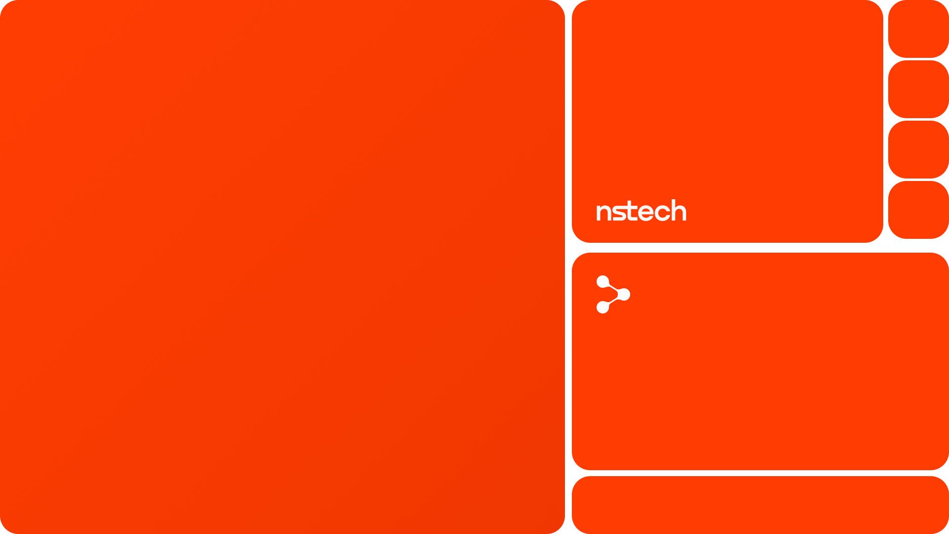 Logo on colored background